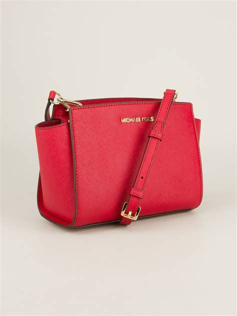 pochette michael kors rossa|michael kors leather pochette.